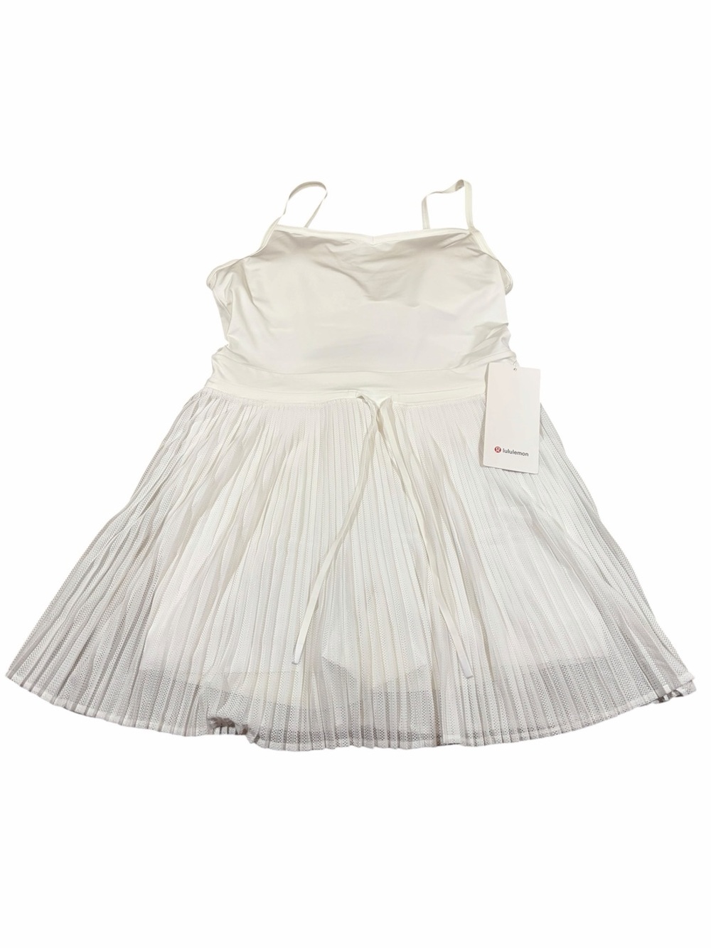 NWT Lululemon Ace Advantage Cutout Tennis Dress (White) Size L